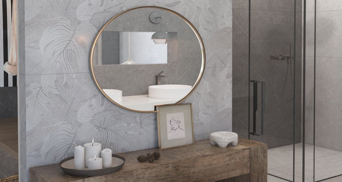 کانتور طوسی روشن مات 120*60 