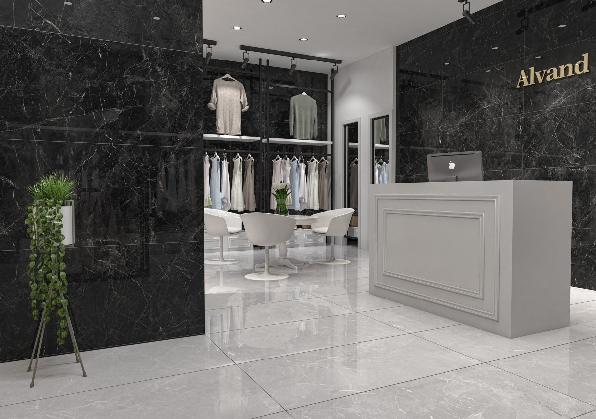 کلاستر مشکی فول پولیش نانو 120*60