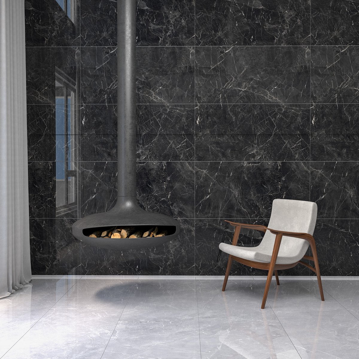 کلاستر مشکی فول پولیش نانو 120*60