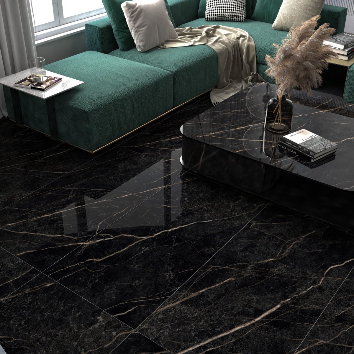 لوسو مشکی فول پولیش نانو 120*60