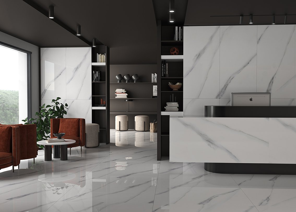 کابن سفید فول پولیش نانو 100*100